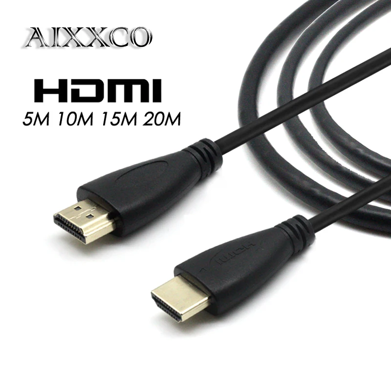Кабель HDMI AIXXCO кабель v1.4 3D для HD TV LCD ноутбуков PS3 проекторов компьютера 5 м 10 15 м|hdmi