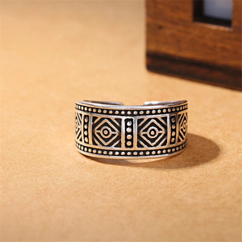 Большинство проданных винтажных колец геометрические Регулируемые кольца