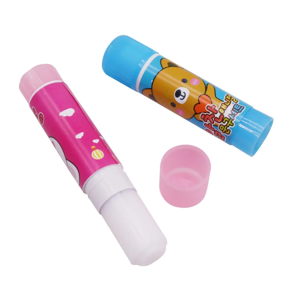 

3 Pcs 77*20mm Glue Stick Paper Paste Solid Glue Student Stationery Office Supplies Mixed Color Delivery Environmental Protection