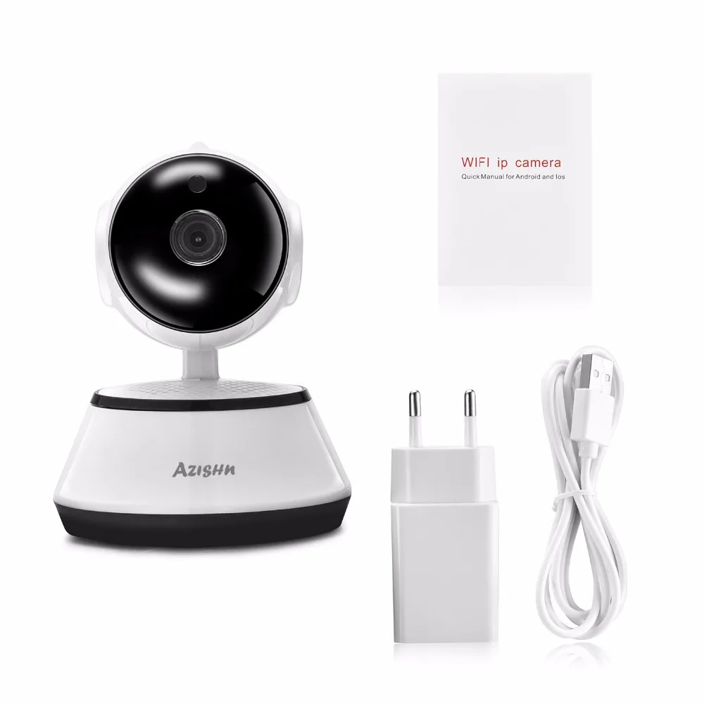 AZISHN домашняя ip камера безопасности беспроводная WiFi 720P сетевая для внутреннего