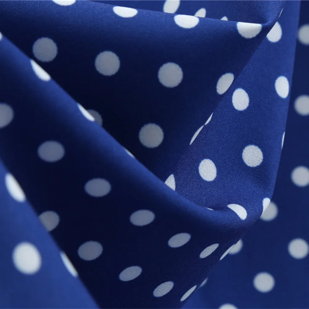 Женское платье сексуальное вечернее с лямкой на шее винтажное в горошек стиле