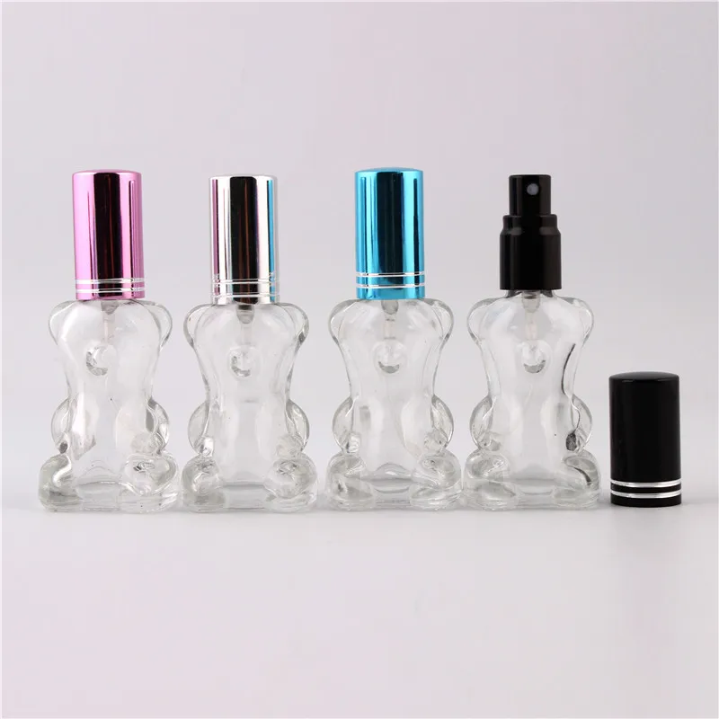 

XYZ 1 Colors 10ml Fashion Empty MIni Glass Perfume Bottle With Spray&Empty Perfume Case With Colorful atomiseur de parfum rechar