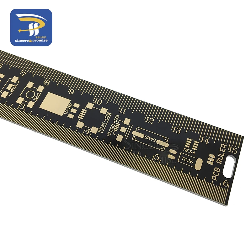15 см PCB линейка v2-" для электронных инженеров/гиков/производителей/для фанатов Arduino PCB линейка PCB упаковка