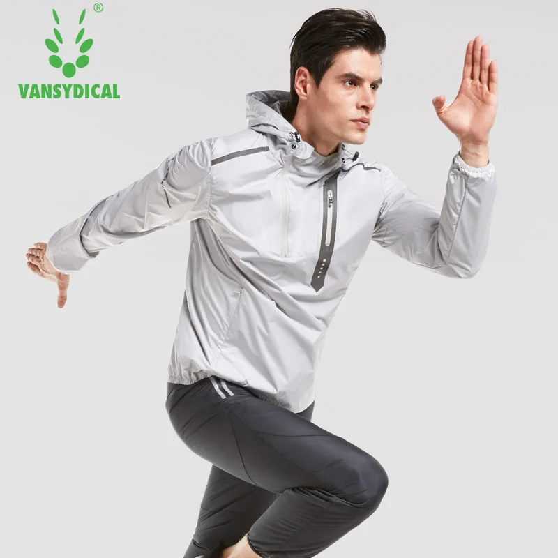 VANSYDICAL, мужская спортивная куртка с длинным рукавом для бега, одежда для фитнеса, спортивная куртка, спортивный костюм, костюм для похудения