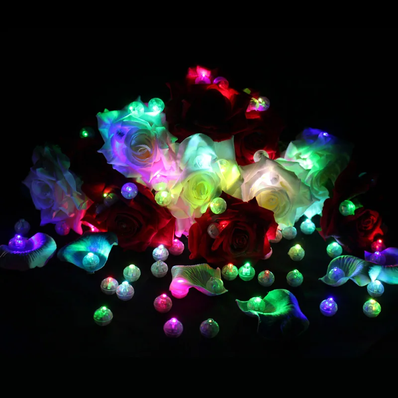 1000 шт./лот круглый rgb мини светодиодный мигающий шар лампа белые воздушные шары фонари для рождественской вечеринки Свадебные украшения