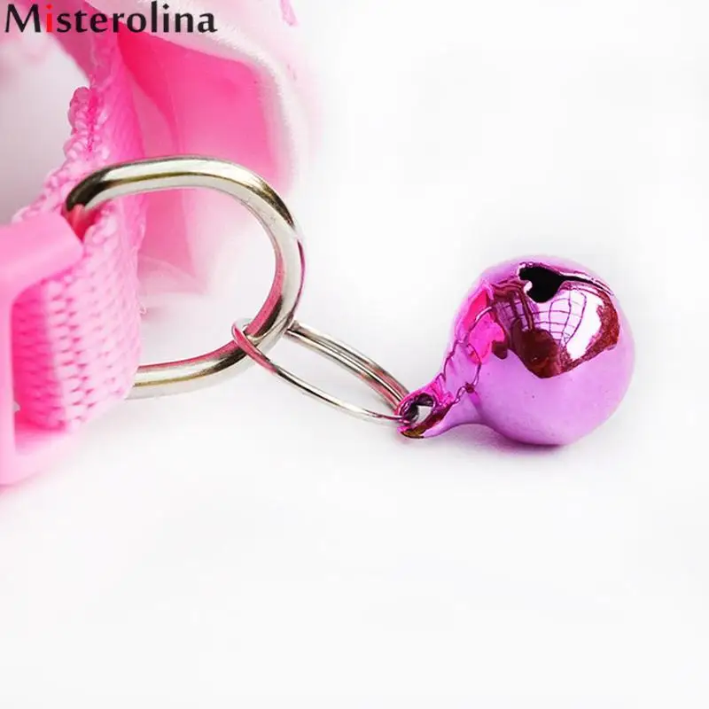 

Misterolina Cats Dogs Bowtie Collar Adjustable Bell Necktie Collar Lovely Cats Dog Puppy Bow Tie Neck Tie Pet Supplies PEQ2196