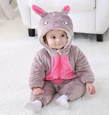 

2018 baby's thicken ANIMALS Toddler Unisex-baby spring and autmn Jumpsuit Christmas Romper Onesie Outfits Suit winter romper