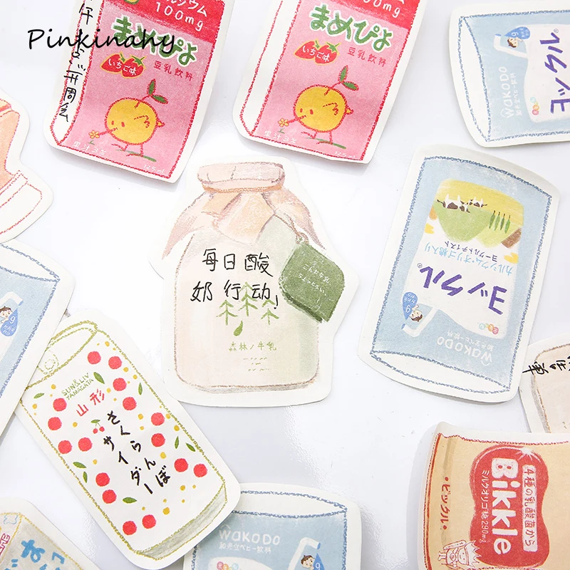 Kawaii Drinks Series Carbonated Plum wine Memo Pad Sticky Notes Bookmark Point It Sticker Paper office School Supplies BQ003 | Канцтовары