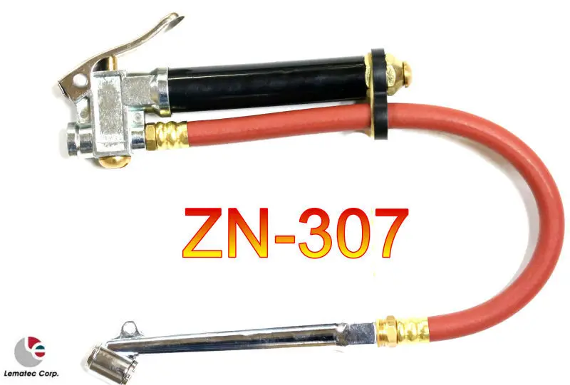 Ручка LMEATEC двойной патрон для накачивания шин манометр автомобильных с воздушным