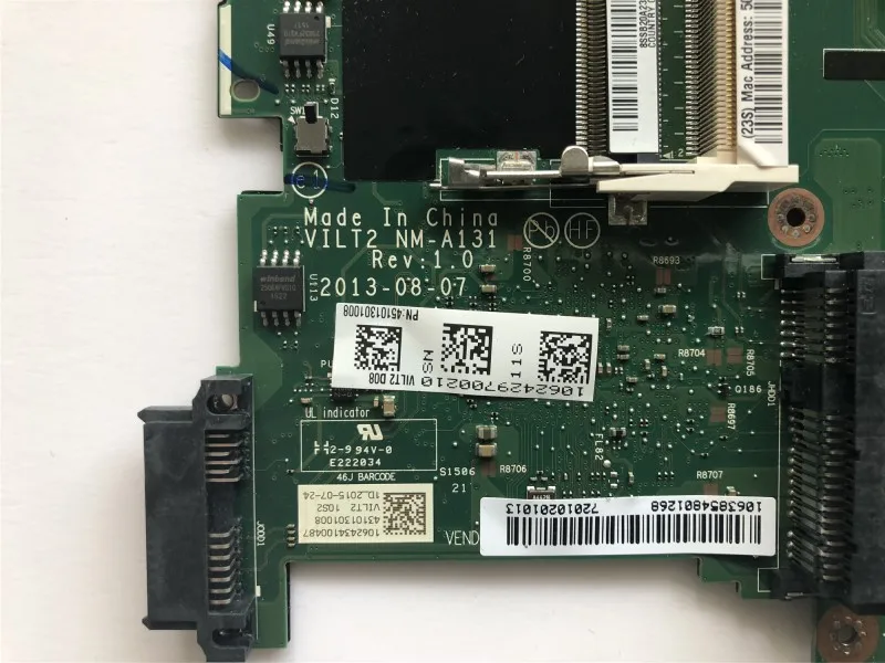 T440P MB placa base original para Lenovo Laptop motherboard UMA VILT2 NM-A131 00HM979 | Компьютеры и офис