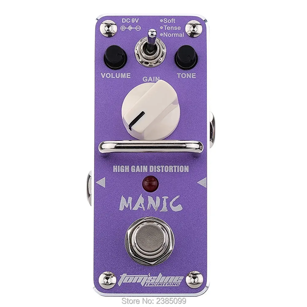 

Арома-AMC-3 Manic с высоким коэффициентом усиления, педаль эффектов для электрогитары, мини-один эффект с настоящим байпасом