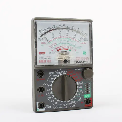 Аналоговый мультиметр de-960tr AC DC Вольт ток Ома тестирование Электрический