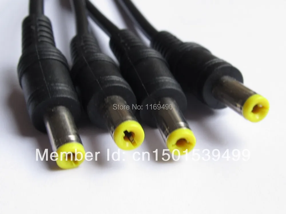 Прямой штекер 22AWG 10 шт./лот постоянного тока 5 5x2 1 мм/* мм Штекерный Соединительный