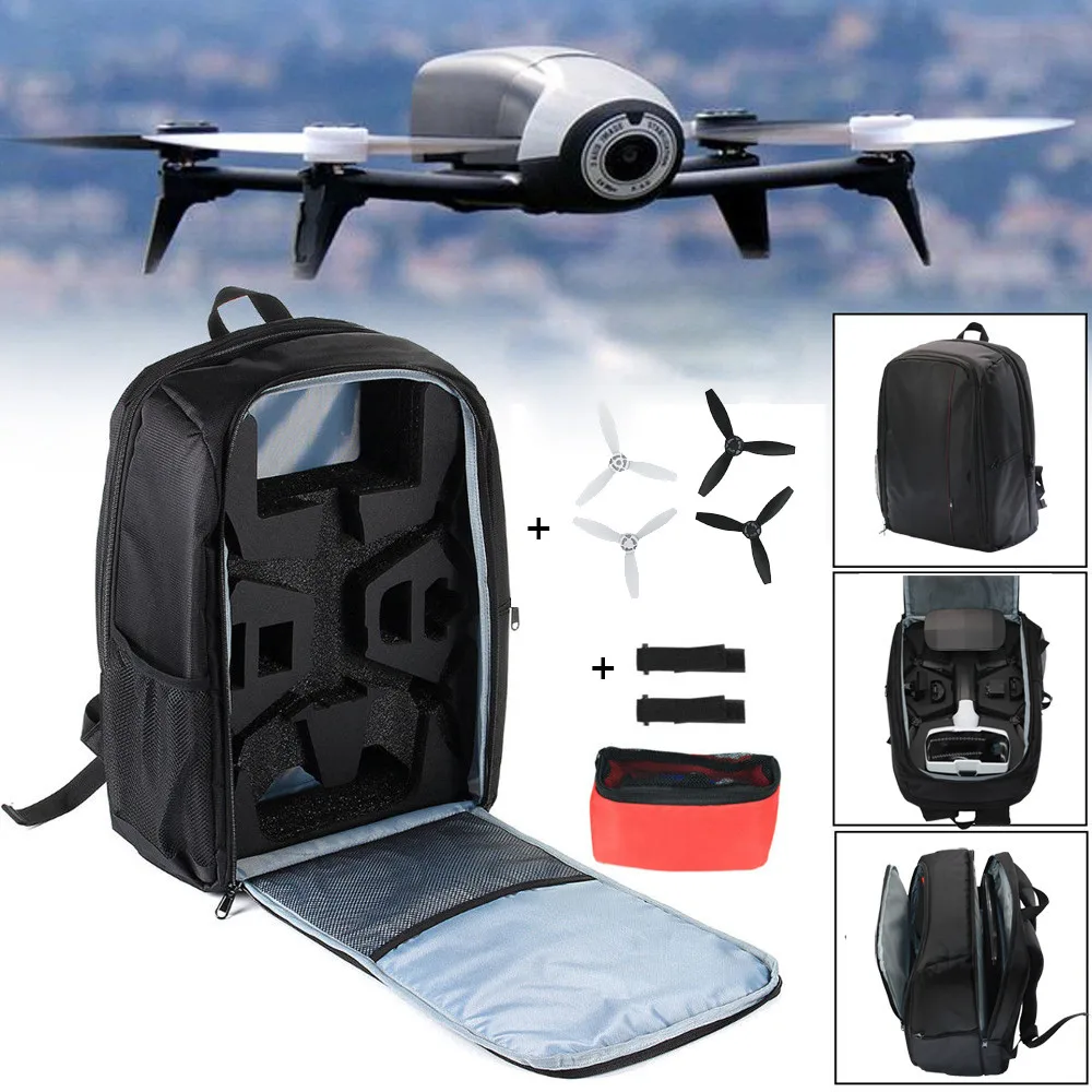 Ouhaobin рюкзак сумка на плечо чехол для переноски для Parrot Bebop 2 power FPV Drone сумки для хранения с пропеллерами 4 шт. 514#2