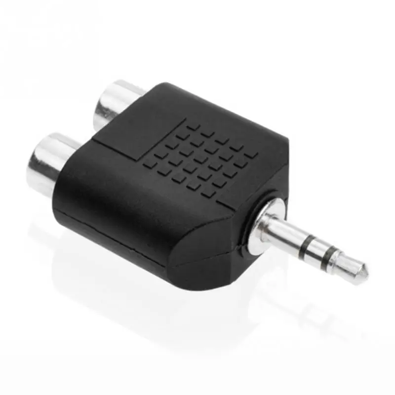 2RCA Лотос штекер аудио конвертера 3,5 мм Джек 2 RCA штекер Адаптер двойной Phono Y сплиттер стерео Мужской 2 x женский и
