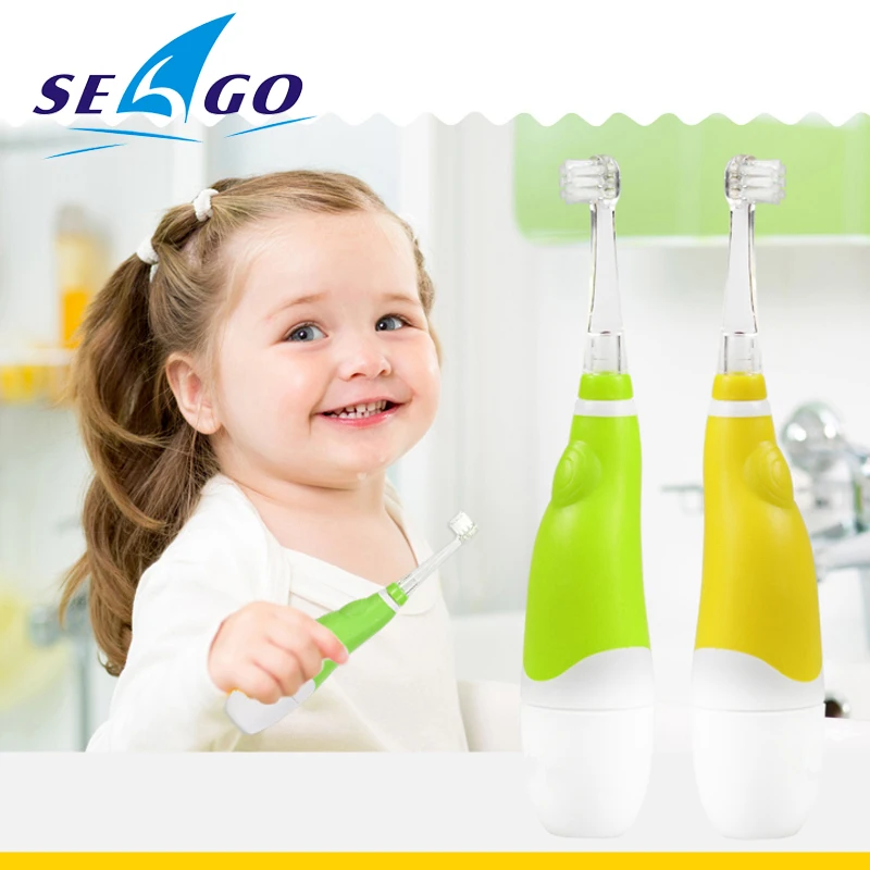 Детская электрическая зубная щетка Seago детская мягкая щетина со светодиодной
