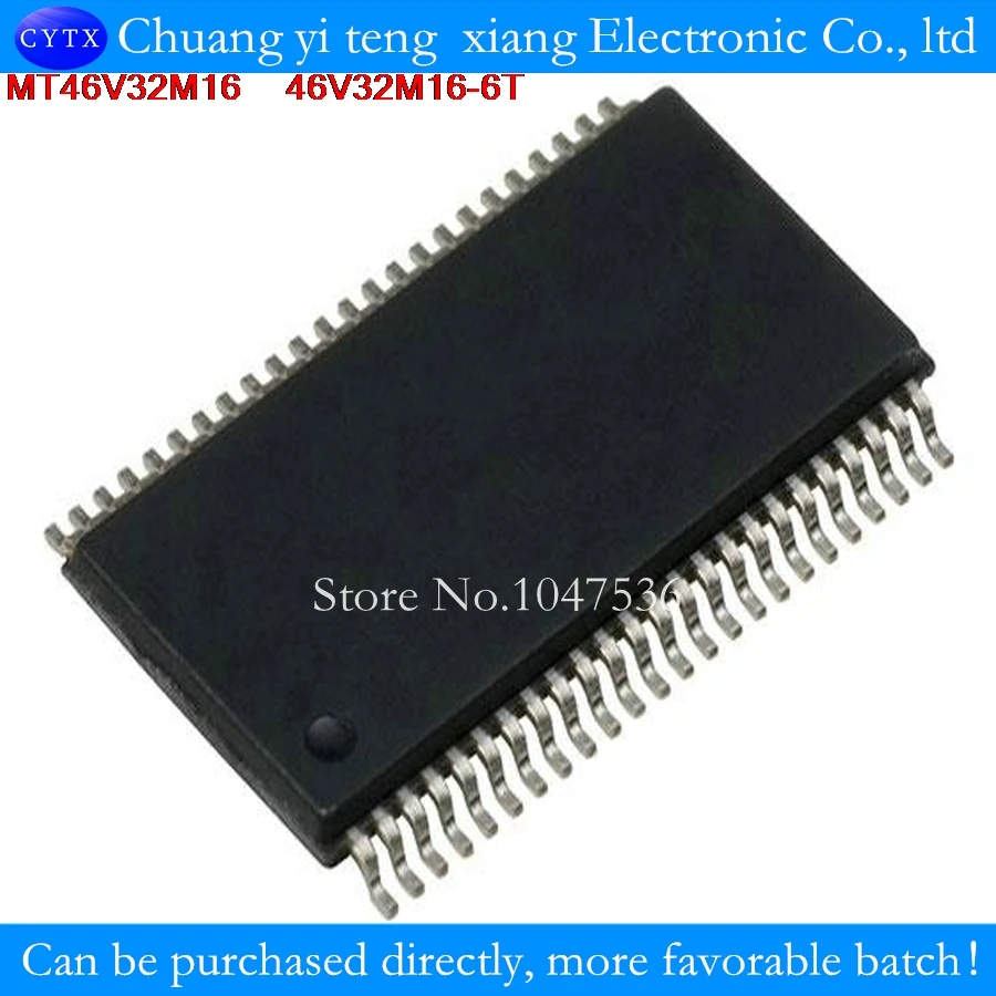 MT46V32M16P 6T MT46V32M16 46V32M16 TSSOP 10 шт./лот 512 МБ: x4 x8 x16 DDR SDRAM|lot lot|lot 10pcs |