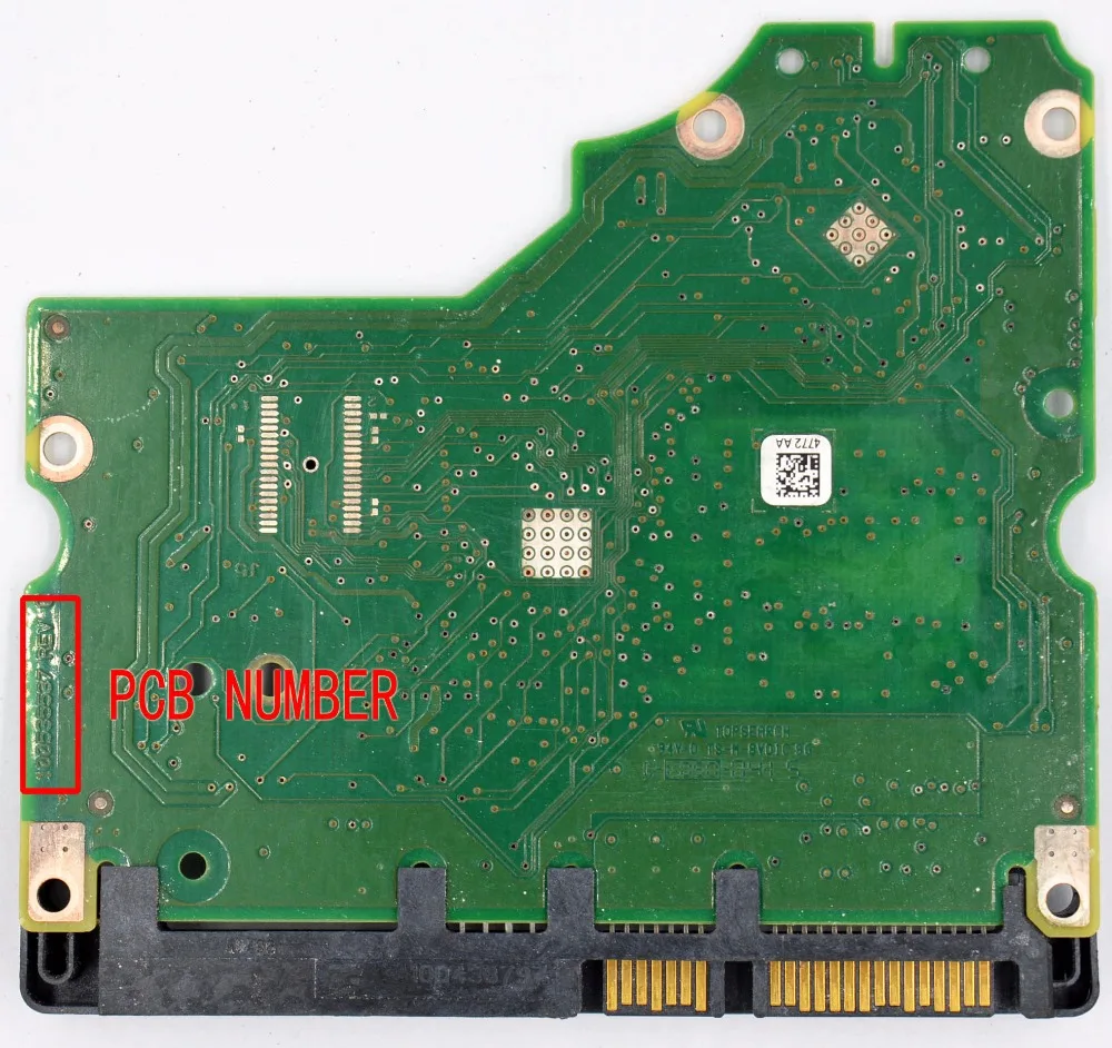 Seagate HDD PCB 100535537 REV C, 100535537 REV A/8267, 4772,4768/ST31000528AS, ST31000524AS, ST31000525SV, ST31500341AS