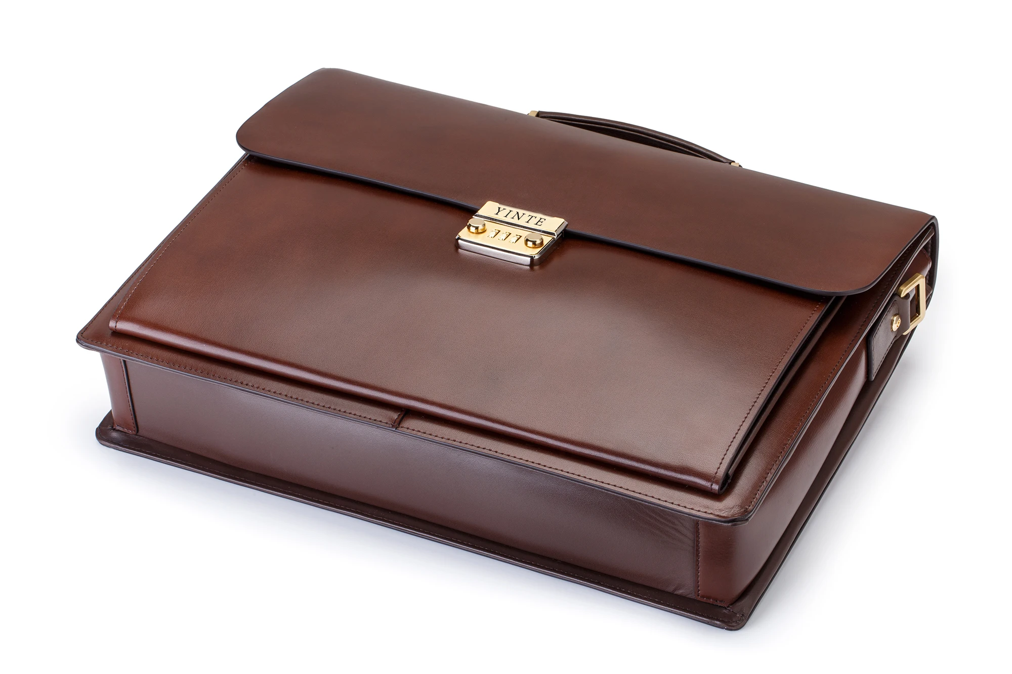 Сумка YINTE мужская кожаная большой портфель для ноутбука 15 дюймов | Багаж и сумки