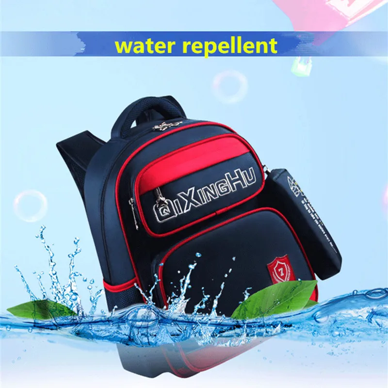 2018 ортопедические Водонепроницаемый детская школьная сумка для мальчиков и