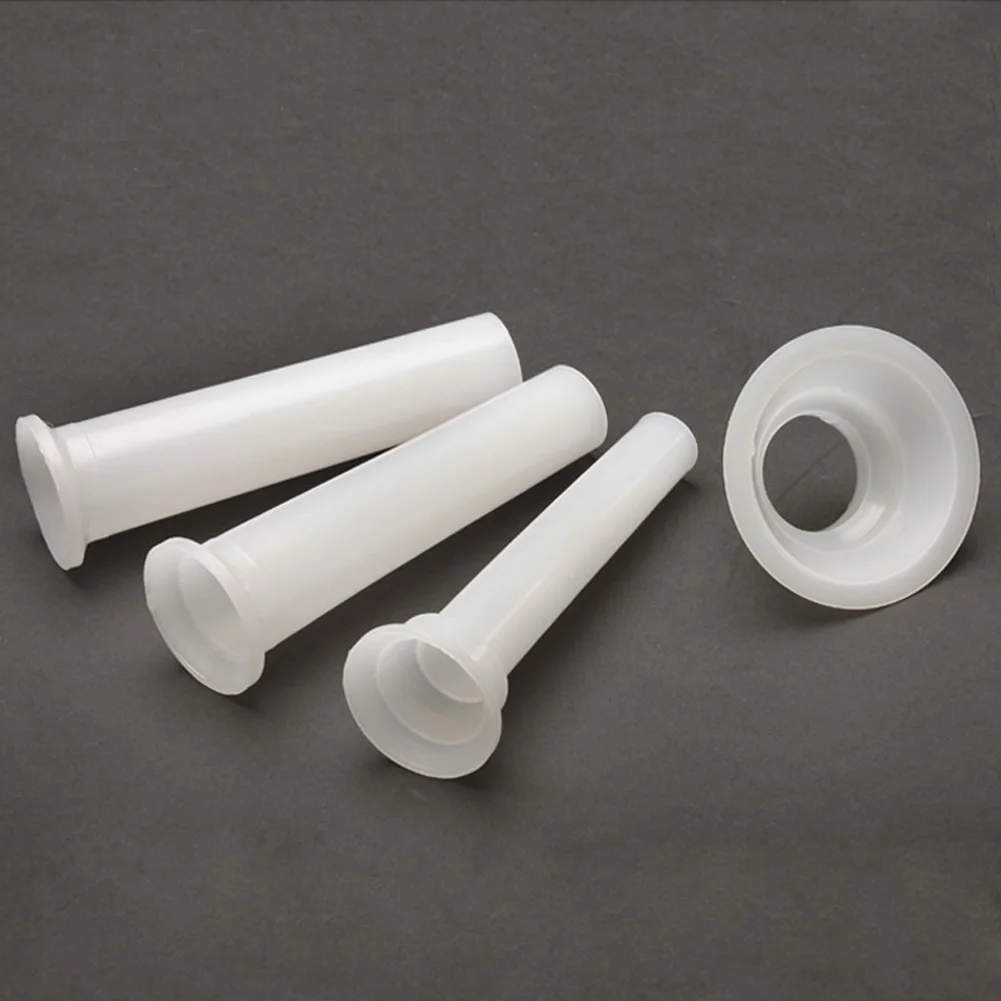 4 шт./компл. Рог электрическая мясорубка трубка для начинки мясом Пластик