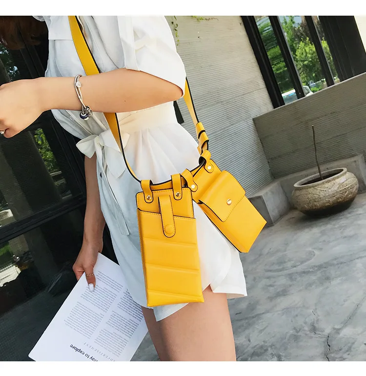 EXCELSIOR Women's Bags Fanny Waist Bags PU Hasp Chest Set Street Sport Casual Messenger Shoulder Chest pochete homem