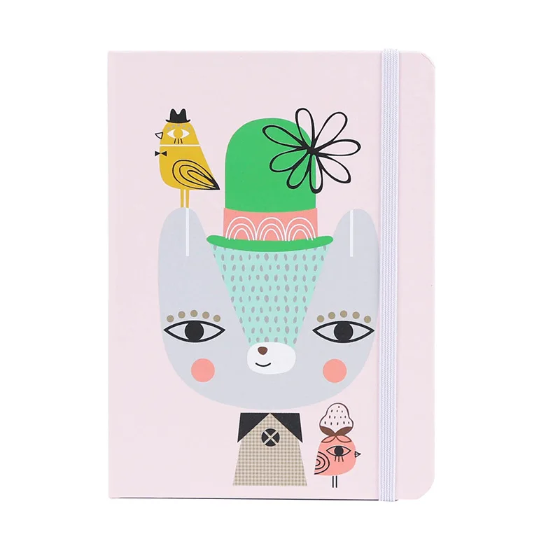 A5A6A7 Kawaii Девушка Мини кошка животных жесткий чехол тетрадь Дневник 2019 правил