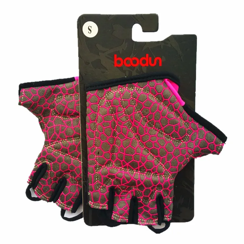 Женские велосипедные перчатки BOODUN Спортивные Перчатки для фитнеса с