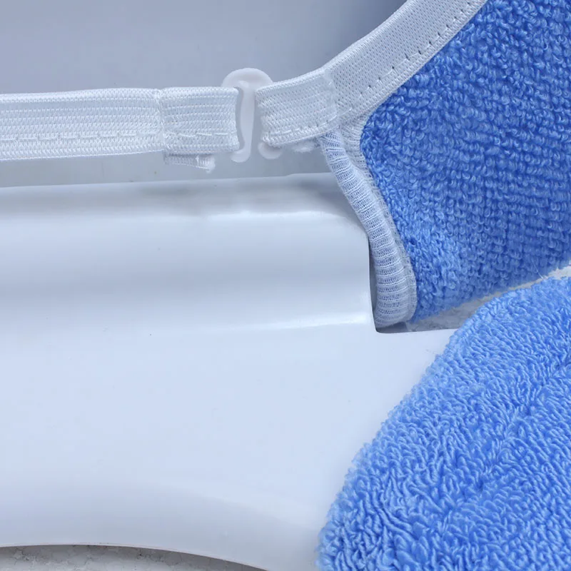 2pcsset bathroom solid color acrylic thickened toilet seat button type toilet mat twinset uroundsquare toilet lid cover pad free global shipping