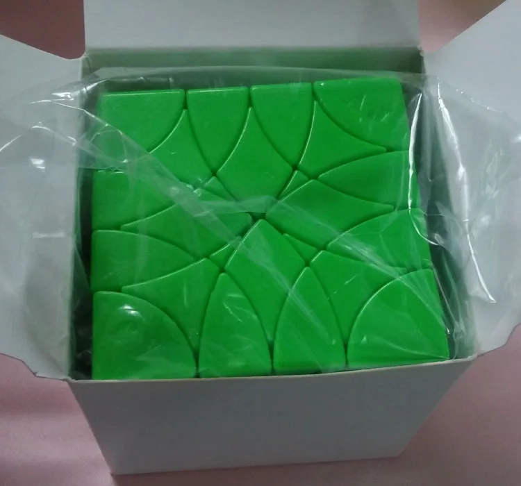 Bombax Ceiba Green Мою weipo 2x2 Cube черный/белый/Stickerless birght/розовый/синий/голубой Speedcube развивающие игрушки для детей идея подарка Прямая кубик рубика - Цвет: Bombax Ceiba Green