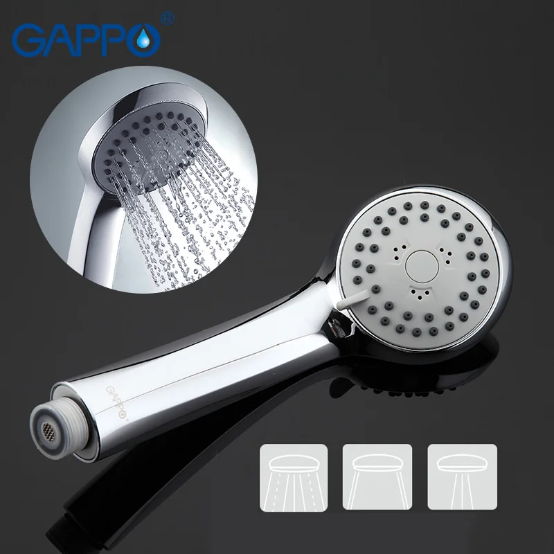 Душевая лейка Gappo G04 насадка для душа ванной комнаты спа ручной душ хромированный