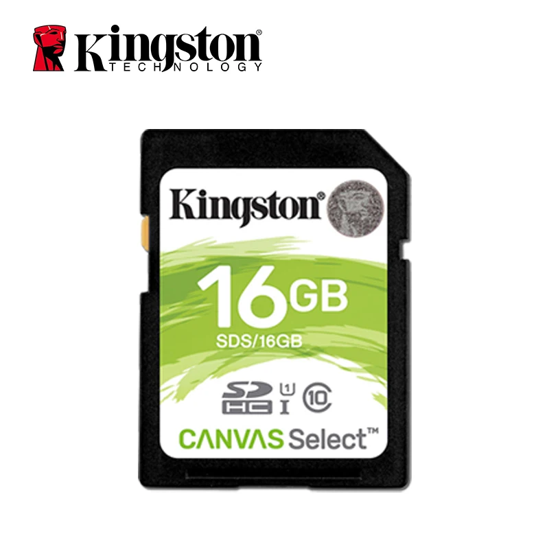 16GB Kingston SD карта 128 Гб 64 Гб 32 Гб 16 Гб карта памяти класс 10 cartao de memoria SDHC SDXC uhs-i HD видео карта sd для камеры - Емкость: 16GB