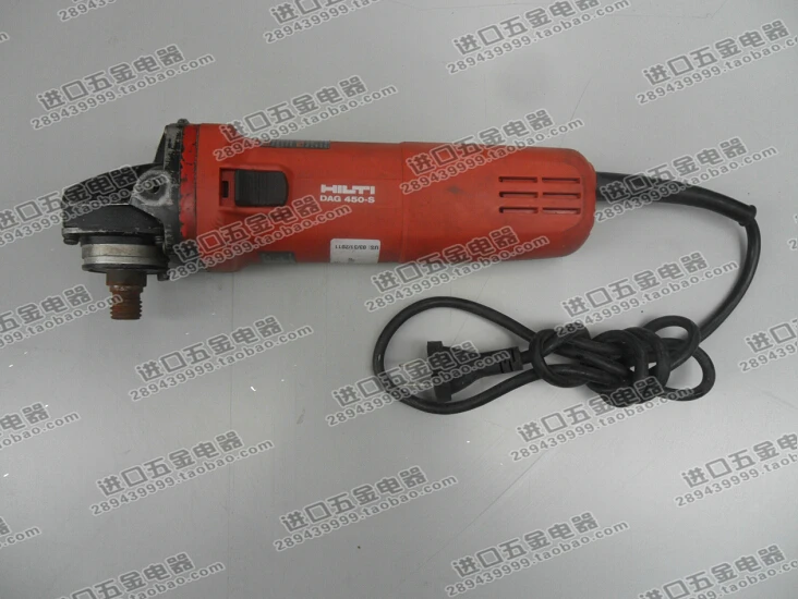 Б/у Hilti угловая шлифовальная машина для полировки машины, фрезерный станок с ЧПУ DAG 450-S 110V