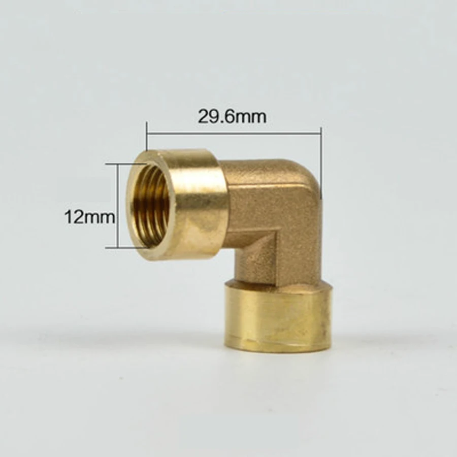 DN8 1/4 &quotBSP Женский локоть латунный Соединительный соединитель трубопровода