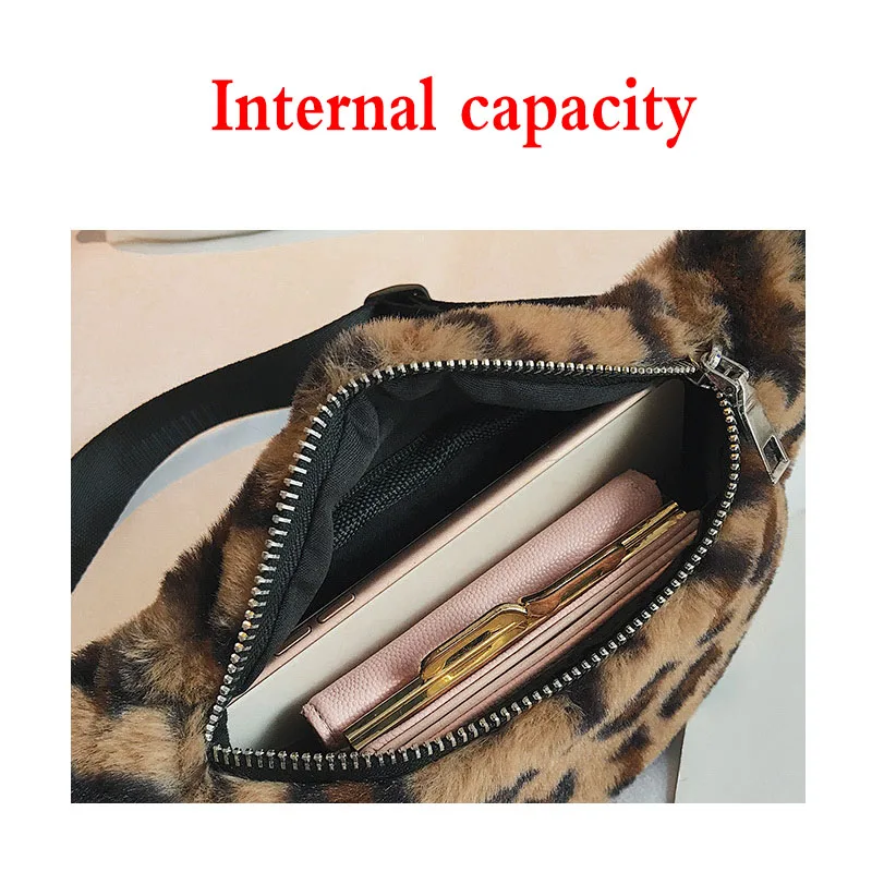 Поясная Сумка для женщин модная зимняя нагрудная сумочка из искусственного