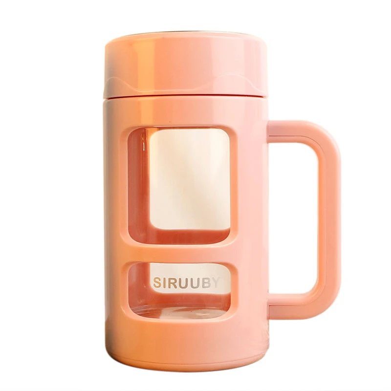 420ml Portable Glass Water Bottles Outdoor Space Bottle Sports Leak-proof Bike Climbing Gift | Дом и сад