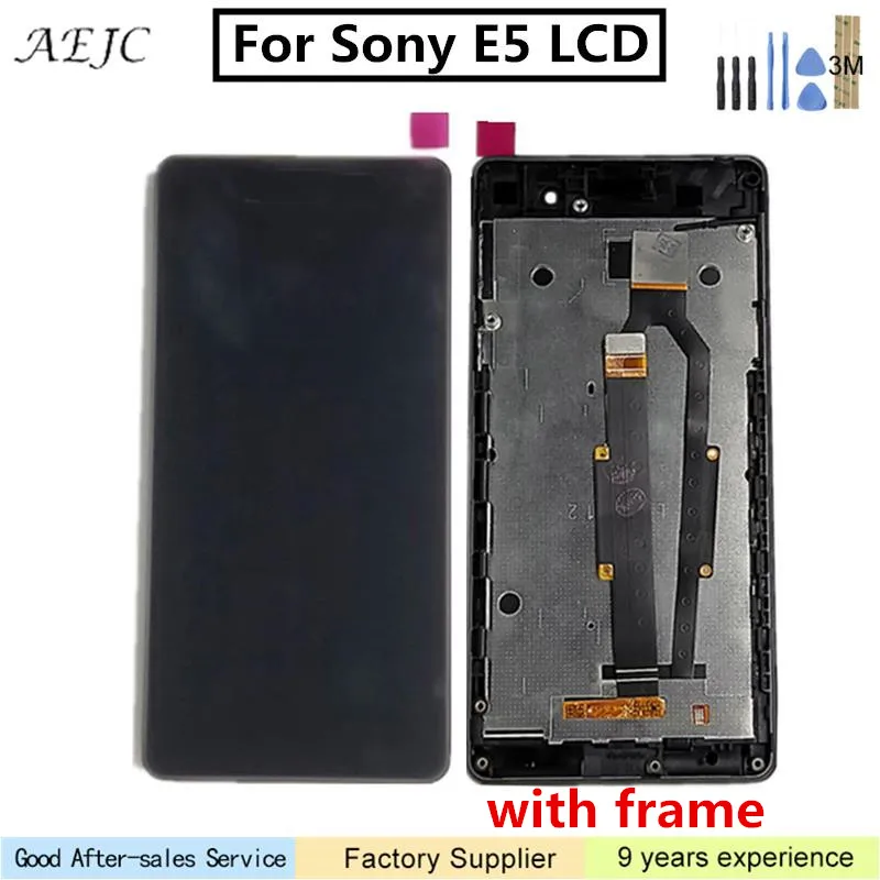 Для Sony Xperia E5 f3311 f3313 ЖК дисплей сенсорный экран дигитайзер доставка Быстрый 5 0