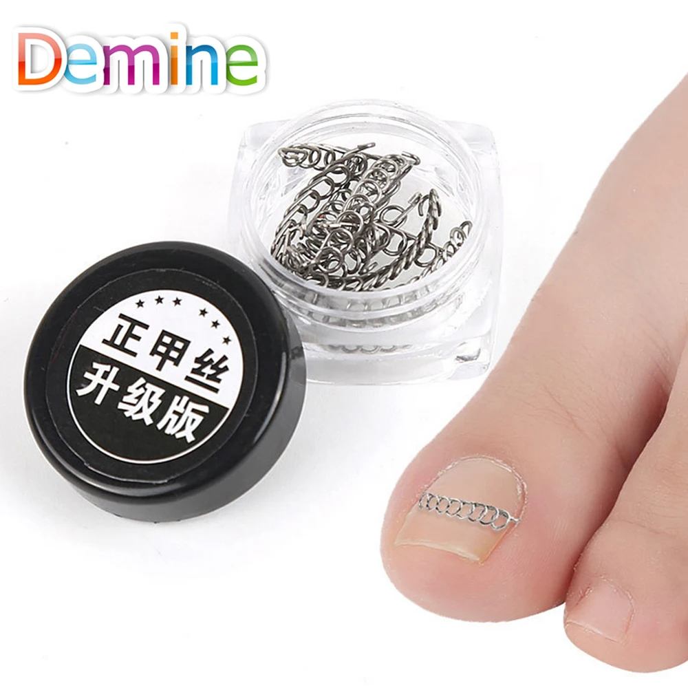

12pcs/box Ingrown Toe Nail Correction Wire Fixer Recover Care Paronychia File Patch Corrector Foot Pedicure Tool