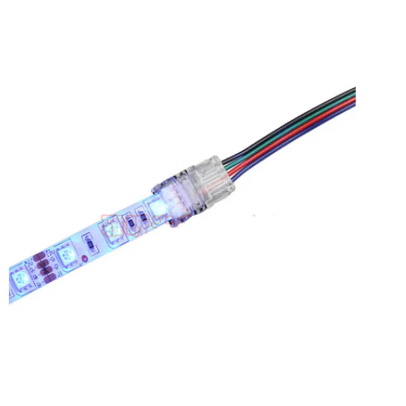 10 шт./лот 4 контактный светодиодный разъем для мм 5050 RGB IP65 водонепроницаемая
