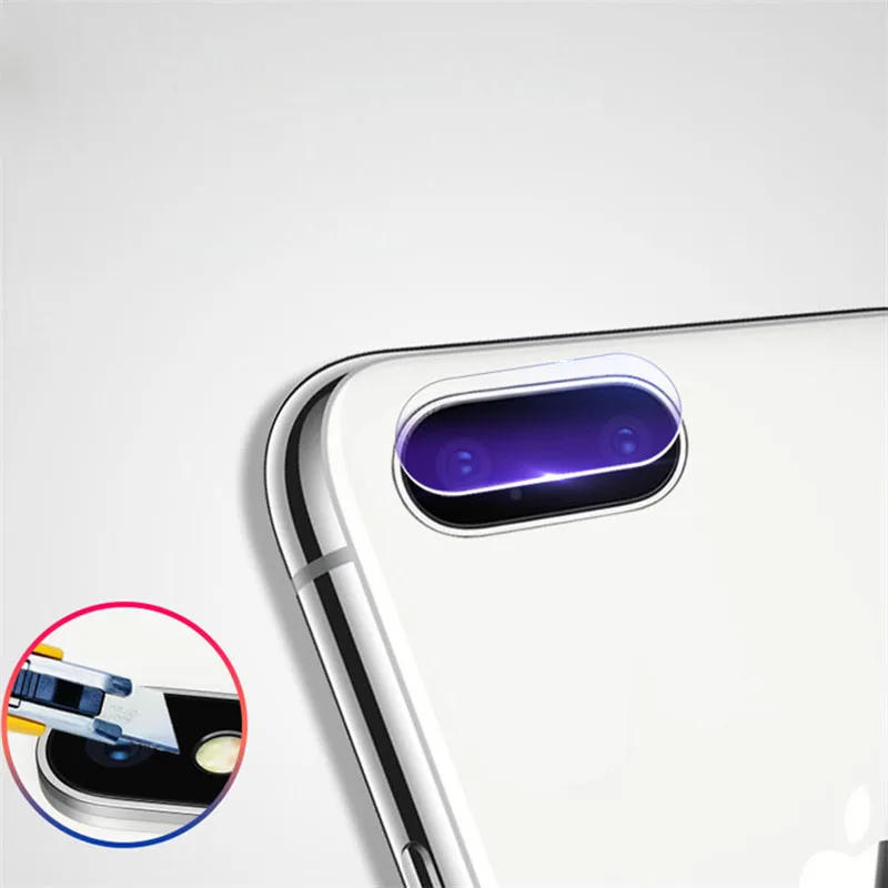 Прозрачная плёнка 5.5для iPhone 7 Plus защита объектива для 8 Защита камеры закаленное