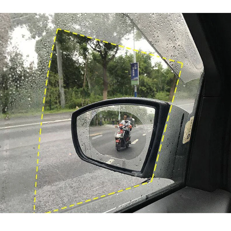 2 шт. Автомобильная оконная стеклянная пленка для дождя защитная анти туман окно