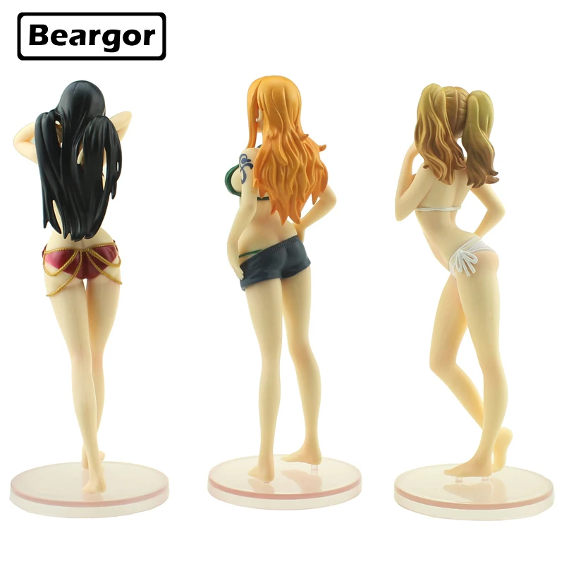 7 5 "one piece Аниме Boa Hancock Nami Pudding GP бикини ver. Предусмотрена 19 см милая фигурка