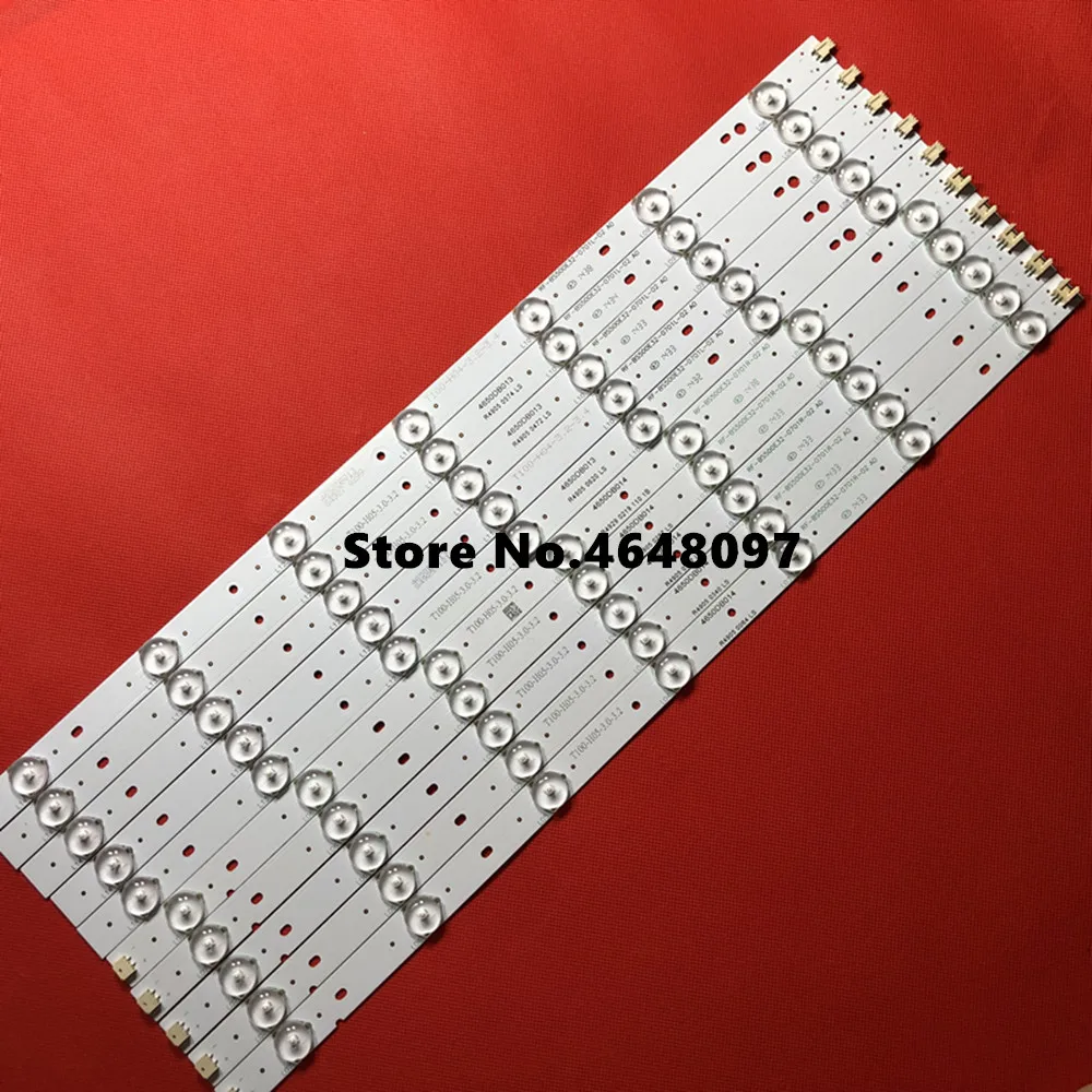 

1set=10PCS LED Backlight For TCL D50A710 L50F2850A RF-BS500E32-0701L RF-BS500E32-0701R-02 A0 RF-BS500E32-0701R-06 A0