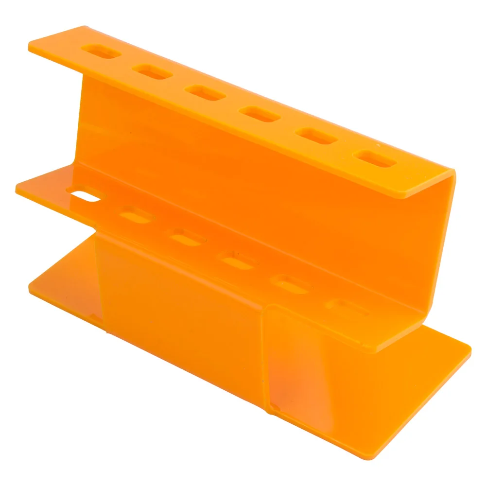 Подставка для щипцов из акрила 1 шт. для наращивания ресниц, удобный держатель позиций для ложных бровей и полок для 6 шт. инструментов для макияжа.