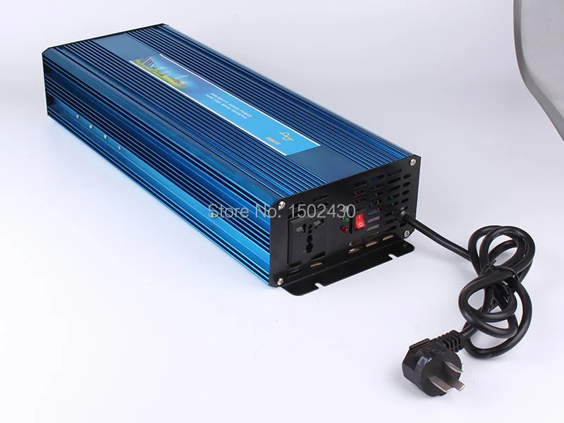 1500 Вт решетки чистая синусоида инвертор с DC12V/24 V/48 V вход генератора ветра 3 года