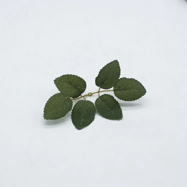 Новинка 1 шт. дешевые искусственные шелковые цветы с зеленым листом украшение для