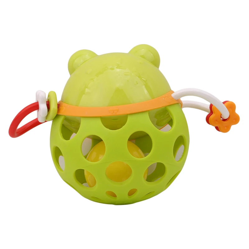 Детские мягкие резиновые полые Погремушки Мультфильм Животное шарик-грызунок