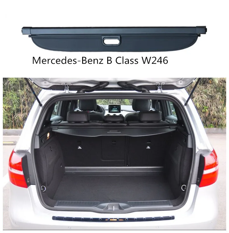 Для Mercedes Benz B Class W246 B180 2009 2018 защитный чехол для заднего багажника высокого