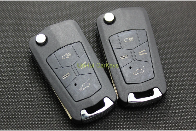 PINECONE для TOYOTA CAMRY RAV4 CROWN COROLLA ключ оболочки 4 кнопки Uncut Латунное лезвие модифицированный пульт дистанционного ABS ключ оболочки 1 шт