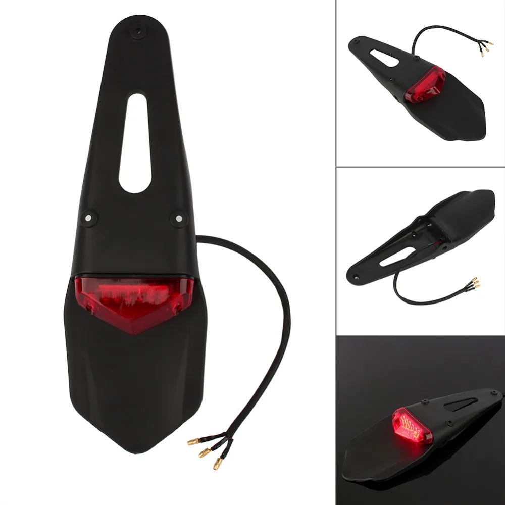 

Motorcycle Fender LED Brake Stop Rear Tail Light lamp for Kawasaki KX65 KX80 85 KX125 KX250 KX250F KX450F KLX450R KLX125